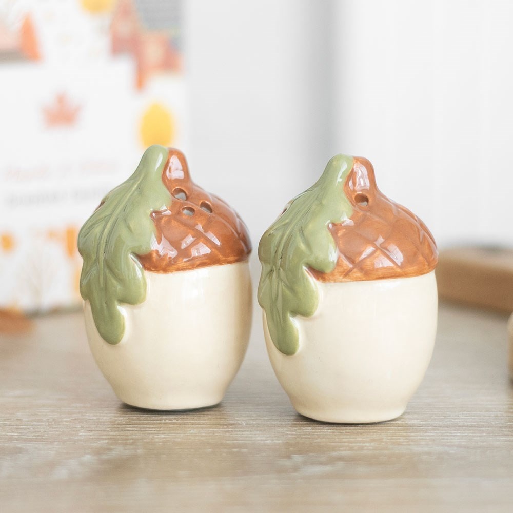 Something Different - Acorn Salt and Pepper set - Multicolours